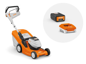 STIHL Akku-Rasenmäher RMA 443 PV, Set mit AP 200 und AL